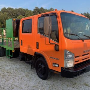 2009 Isuzu NPR Crew Cab, Diesel, Landscape Bed