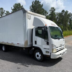 2012 Izuzu Npr, 20ft box with side door